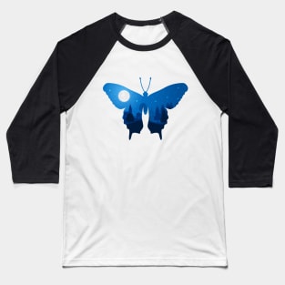 Full moon in butterfly Baseball T-Shirt